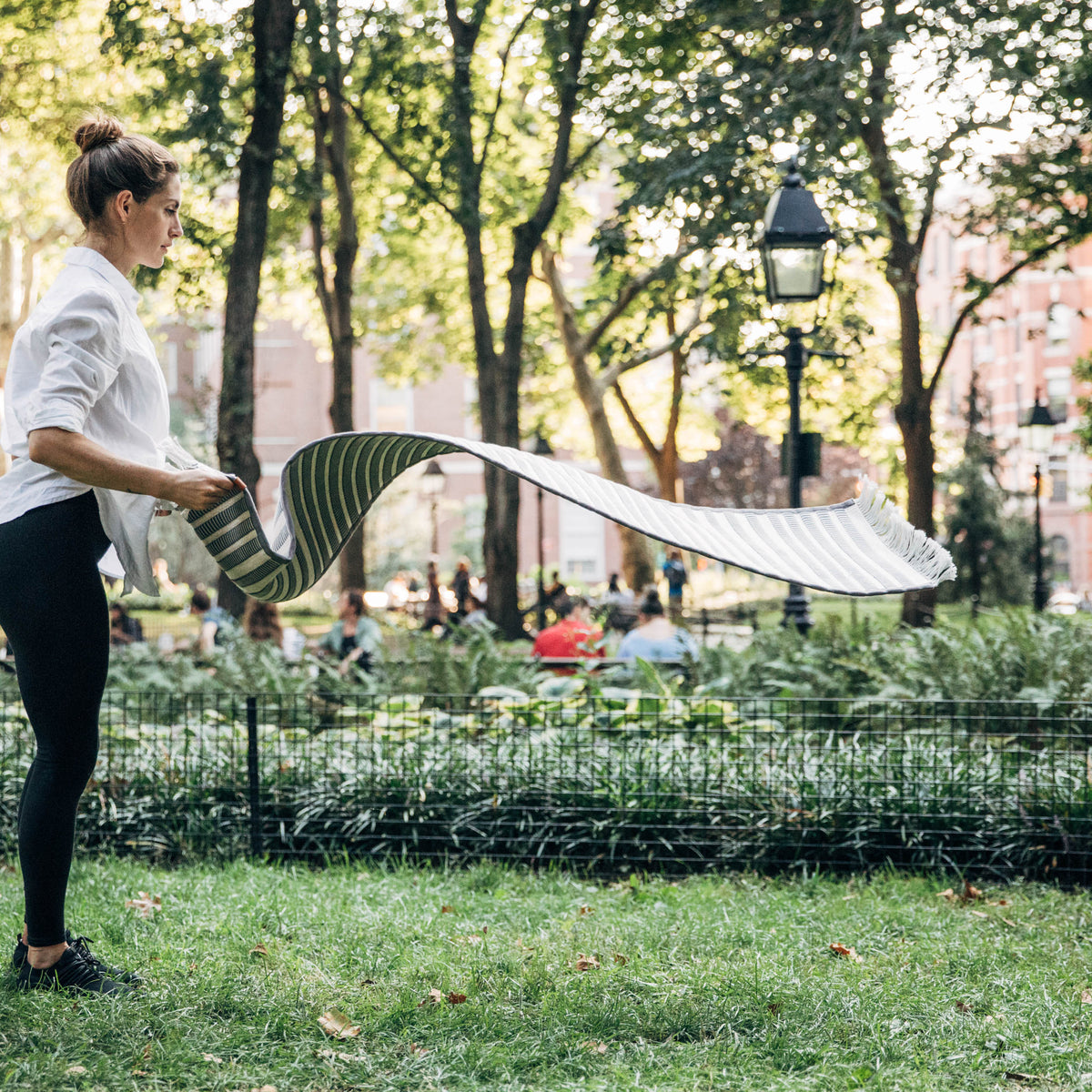 The Magic of Practicing Yoga Outside, on The Ritual Rug – Ma Wovens