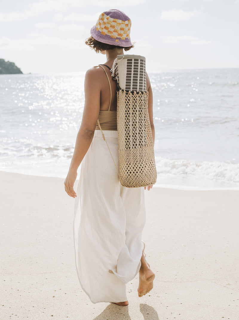 Buy White Flower Round Rattan Bag Bali Bag Straw Bag Handwoven Shoulder Bag  Boho Summer Purse Bohemian Crossbody Bag Online in India - Etsy